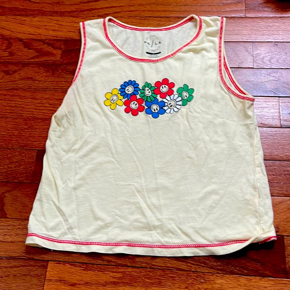 Yellow Flower Tank Top